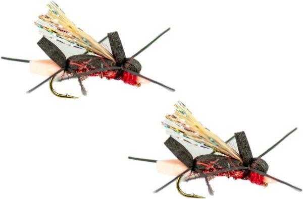 Amys Ant Red 2 Pack Dry Flies Nymphs Fly Fishing Flies Kit