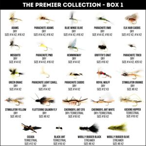 122 Premium Hand Tied Fly Fishing Flies As Dry Flies Nymphs Fly Fishing Flies Kit