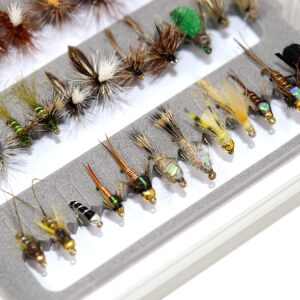 24/36/ 48 Assorted Trout Fly Fishing Flies K Dry Flies Nymphs Fly Fishing Flies Kit