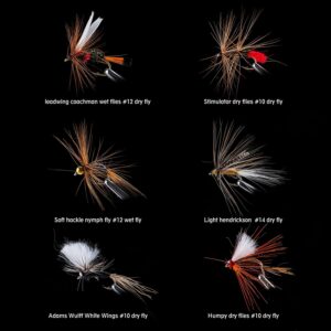 Fly Fishing Flies Kit 40pcs/76pcs/100pcs F Dry Flies Nymphs Fly Fishing Flies Kit